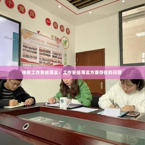 按照工作安排落实：工作安排落实方面存在的问题 