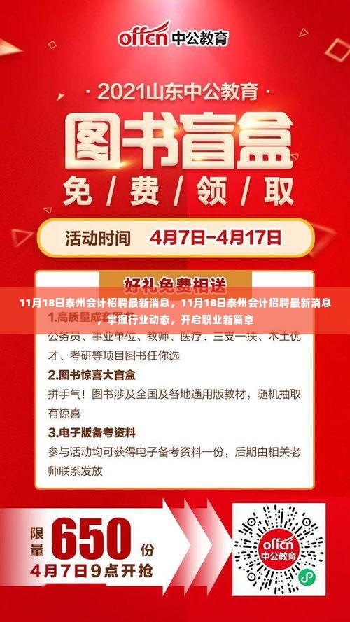 11月18日泰州会计招聘最新消息，掌握行业动态，开启职业新篇章