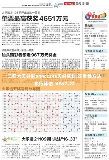 二四六天好彩944cc246天好资料,连贯性方法执行评估_XIW2.22