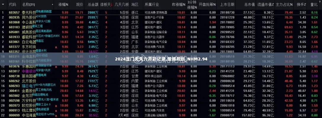 2024澳门天天六开彩记录,策略规划_NHM2.94