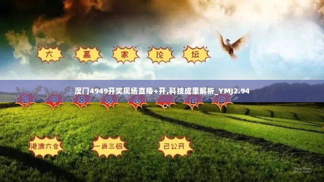 澳门4949开奖现场直播+开,科技成果解析_YMJ2.94