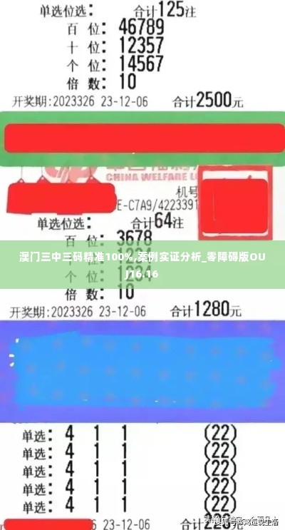 澳门三中三码精准100%,案例实证分析_零障碍版OUJ16.16