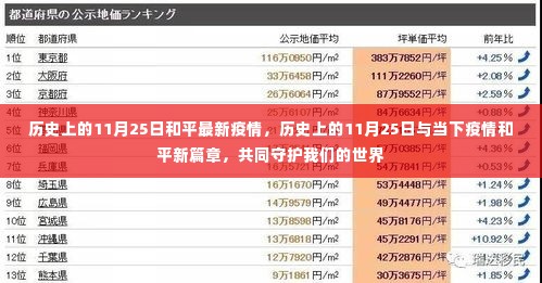 历史上的11月25日与当下疫情，共同守护和平的新篇章