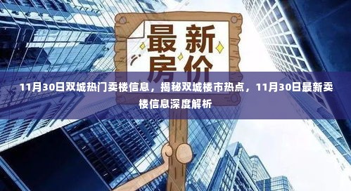 揭秘双城楼市热点，最新卖楼信息深度解析与双城热门楼盘推荐（11月30日）