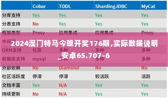2024澳门特马今晚开奖176期,实际数据说明_安卓65.707-6