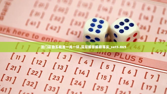 澳门彩霸王精准一肖一码,深层解答解释落实_set5.869