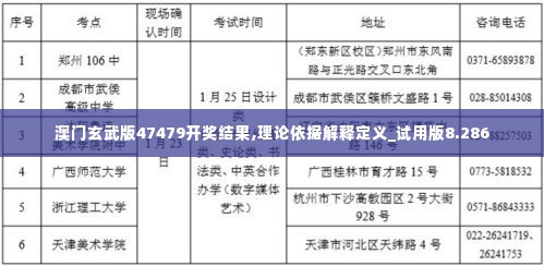 澳门玄武版47479开奖结果,理论依据解释定义_试用版8.286
