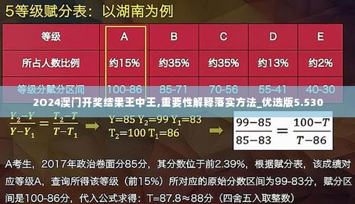 2O24澳门开奖结果王中王,重要性解释落实方法_优选版5.530