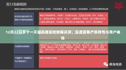 双十一天猫品牌实时数据评测报告，产品特性与用户体验深度洞察