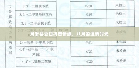 月滑县夏日抖音情缘，八月的浪漫时光