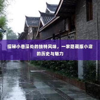 探秘隐藏版小巷美食，一家独特风味小店的魅力历史之旅