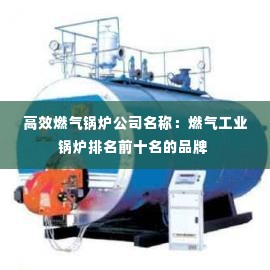 高效燃气锅炉公司名称：燃气工业锅炉排名前十名的品牌 