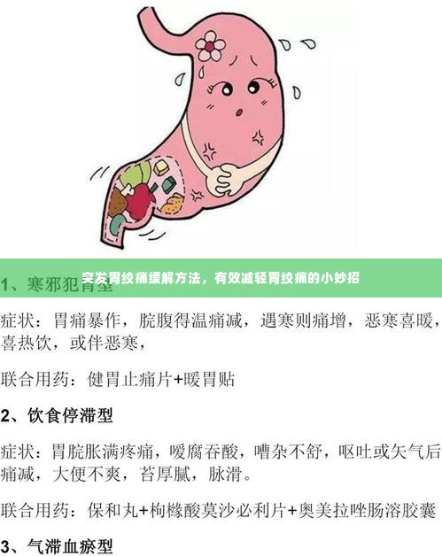 突发胃绞痛缓解方法，有效减轻胃绞痛的小妙招