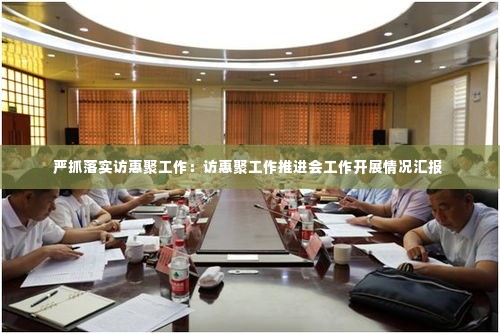 严抓落实访惠聚工作：访惠聚工作推进会工作开展情况汇报 