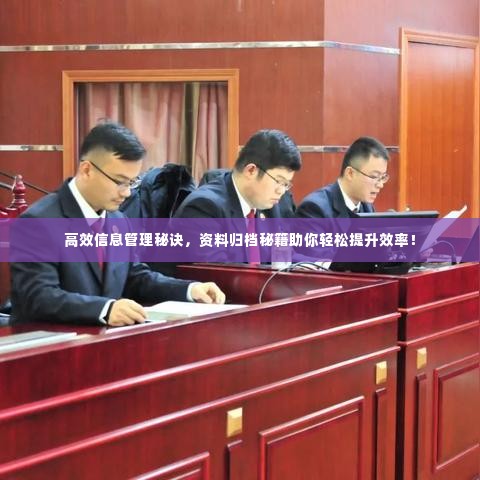 高效信息管理秘诀，资料归档秘籍助你轻松提升效率！