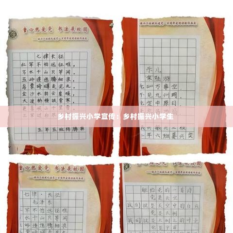 乡村振兴小学宣传：乡村振兴小学生 