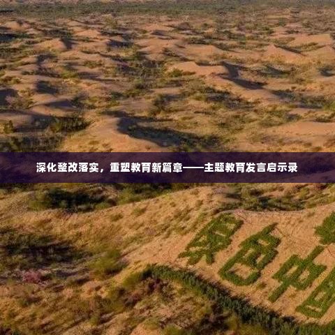 深化整改落实，重塑教育新篇章——主题教育发言启示录