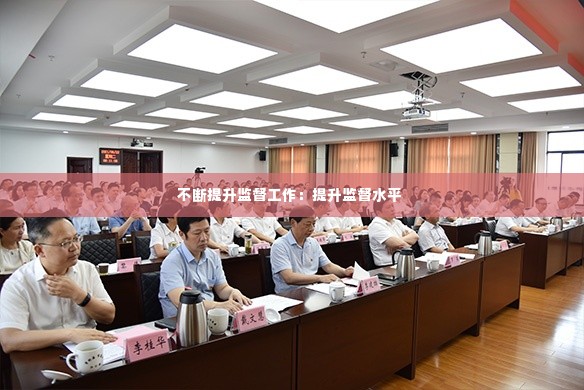 不断提升监督工作：提升监督水平 