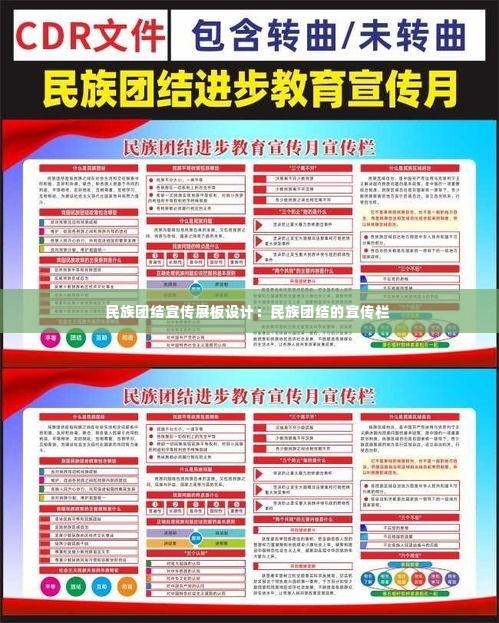 民族团结宣传展板设计：民族团结的宣传栏 