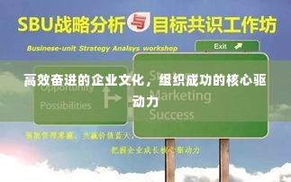 高效奋进的企业文化，组织成功的核心驱动力