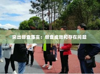 突出督查落实：督查成效和存在问题 