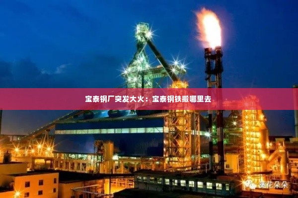宝泰钢厂突发大火：宝泰钢铁搬哪里去 