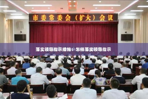 落实领导指示措施：怎样落实领导指示 