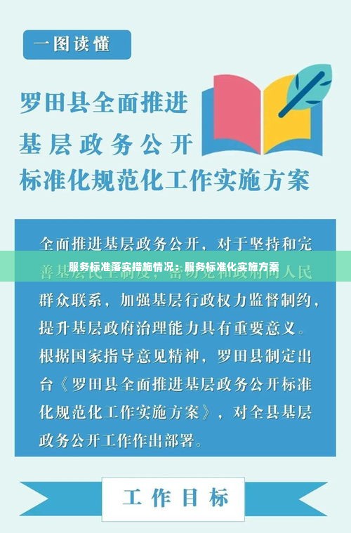 服务标准落实措施情况：服务标准化实施方案 