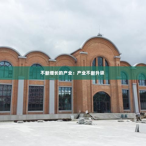 不断增长的产业：产业不断升级 