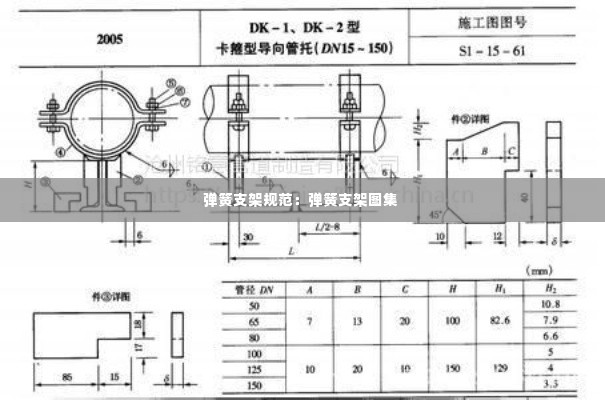 弹簧支架规范：弹簧支架图集 