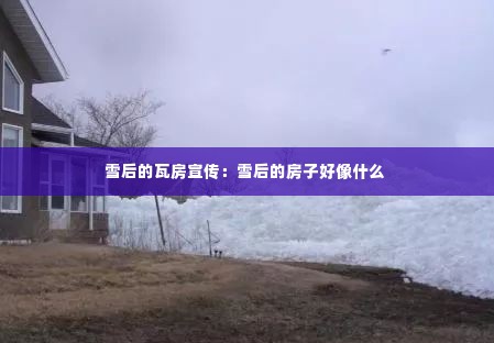 雪后的瓦房宣传：雪后的房子好像什么 