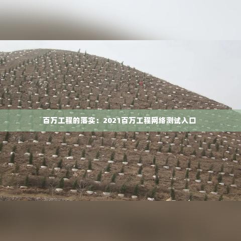 百万工程的落实：2021百万工程网络测试入口 