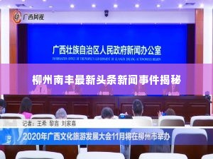 柳州南丰最新头条新闻事件揭秘