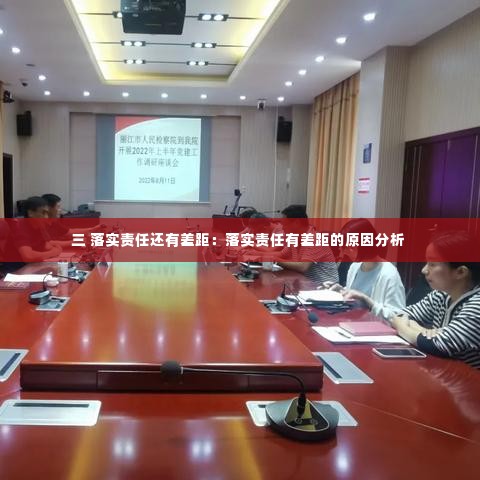 三 落实责任还有差距：落实责任有差距的原因分析 