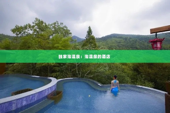 独家泡温泉：泡温泉的酒店 
