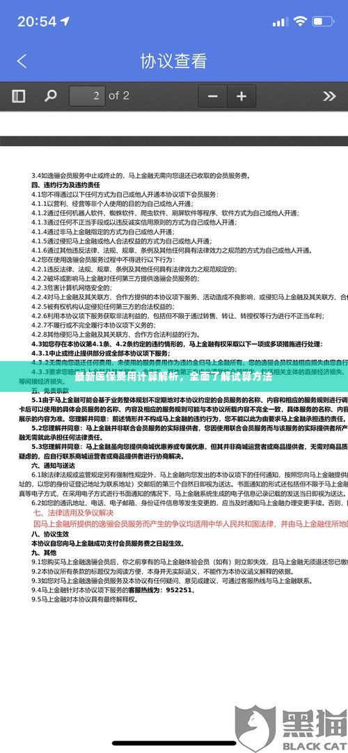 最新医保费用计算解析，全面了解试算方法