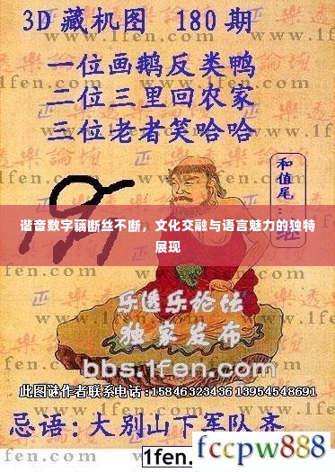 谐音数字藕断丝不断，文化交融与语言魅力的独特展现