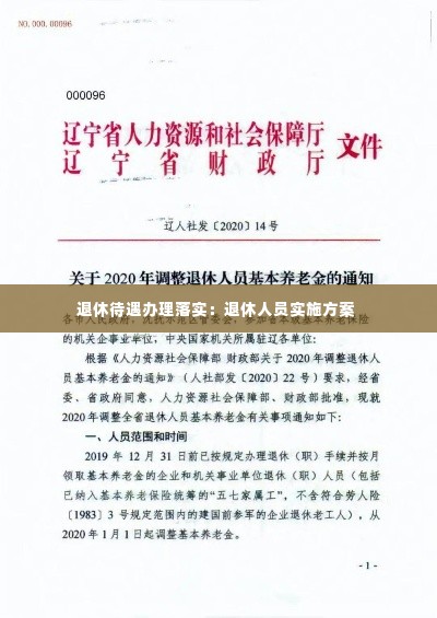 退休待遇办理落实：退休人员实施方案 