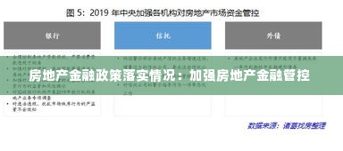 房地产金融政策落实情况：加强房地产金融管控 