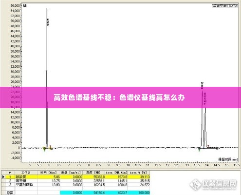 高效色谱基线不稳：色谱仪基线高怎么办 