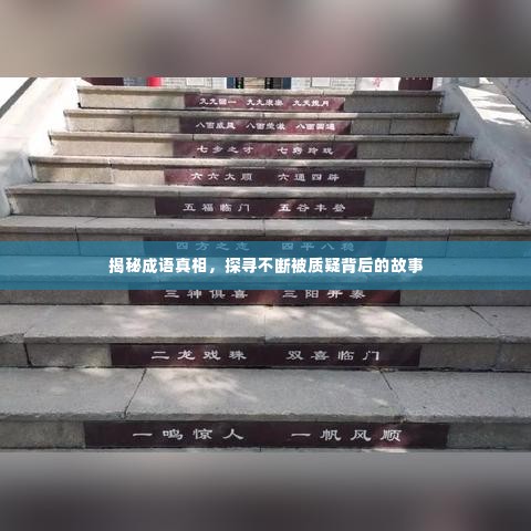 揭秘成语真相，探寻不断被质疑背后的故事