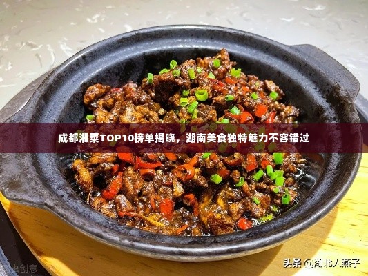 成都湘菜TOP10榜单揭晓，湖南美食独特魅力不容错过