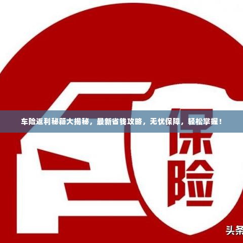 车险返利秘籍大揭秘，最新省钱攻略，无忧保障，轻松掌握！