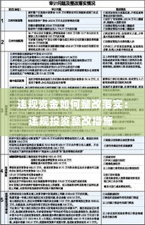 违规资金如何整改落实：违规投资整改措施 