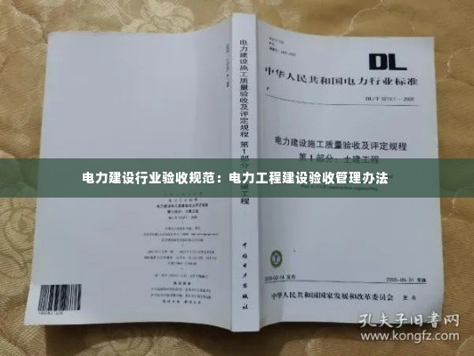 电力建设行业验收规范：电力工程建设验收管理办法 