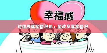 对整改落实情况抓：整改及落实情况 