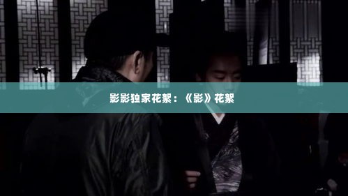影影独家花絮：《影》花絮 