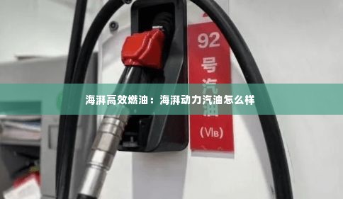 海湃高效燃油：海湃动力汽油怎么样 