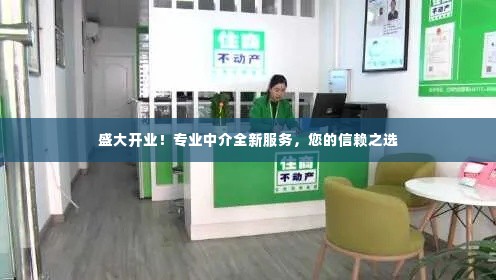 盛大开业！专业中介全新服务，您的信赖之选