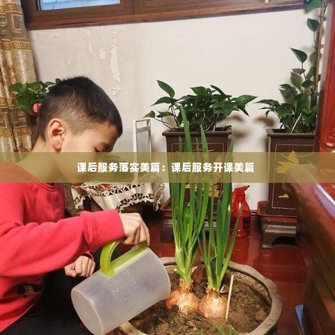 课后服务落实美篇：课后服务开课美篇 